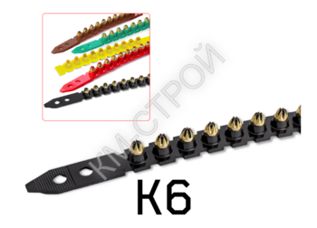Патроны монтажные F-К6 черные 6.8х11 в кассете (100шт/уп) - Крепеж и строительное оборудование