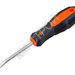 Отвертка плоский шлиц SL6х200мм, CrV, магнитный наконечник Sturm! - Крепеж и строительное оборудование