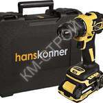 HCD2065C Дрель аккумуляторная б/щ Hanskonner 1BatterySystem - Крепеж и строительное оборудование