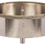 Коронка алмазная по керамике и кафелю с центрирующим сверлом TRIO-DIAMOND 125 мм - Крепеж и строительное оборудование