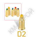 Патроны монтажные F-D2 желтые 6.8х18 россыпью (100шт/уп) - Крепеж и строительное оборудование