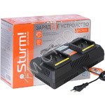 SBC1822 зарядное устройство Sturm! 1BatterySystem 18 В, 2 x 4 А для двух батарей - Крепеж и строительное оборудование