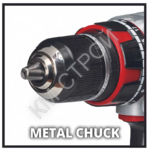 Аккумуляторная дрель Einhell PXC TP-CD 18/80 Li BL + 1 акк. PXC Plus 5.2Ач 18В + ЗУ 4А - Крепеж и строительное оборудование