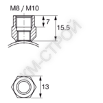 Хомут HILTI MP-HI 155-163 мм (с резинкой) - Крепеж и строительное оборудование