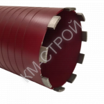 Алмазная коронка BYCON диаметр 132 мм L450 мм для сухого сверления с микроударом. - Крепеж и строительное оборудование