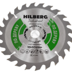 Диск пильный Industrial Дерево (165x20 мм; 24Т) Hilberg HW165 - Крепеж и строительное оборудование
