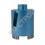 Алмазная коронка Bycon для подрозетников диаметр 68 мм. Боковые прорези - Крепеж и строительное оборудование