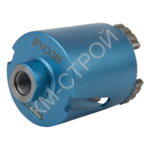 Алмазная коронка Bycon для подрозетников диаметр 68 мм. Боковые прорези - Крепеж и строительное оборудование