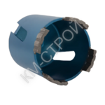 Алмазная коронка Bycon для подрозетников диаметр 72 мм. Боковые прорези - Крепеж и строительное оборудование