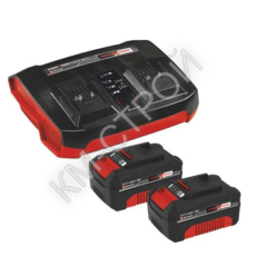 Устройство зарядное с аккумулятором Einhell PXC 2x4,0 Aч + двойное ЗУ Twincharger 3A - Крепеж и строительное оборудование
