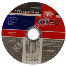 Диск отрезной по металлу Modeco - Крепеж и строительное оборудование