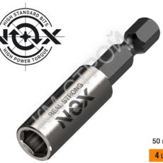 Держатель для бит (4 шт; 50 мм; бокс; Е6.3) NOX - Крепеж и строительное оборудование