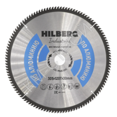 Диск пильный Industrial Алюминий (305x30 мм; 120Т) Hilberg HA305 - Крепеж и строительное оборудование
