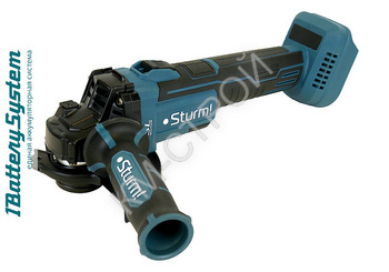 Аккумуляторная УШМ Sturm! CAG1812BL 1BatterySystem - Крепеж и строительное оборудование