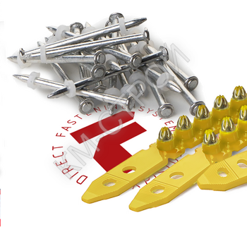 Комплект пороховой. Гвозди F-DN47 (5000шт) + Патроны F-K4 (5000шт) - Крепеж и строительное оборудование