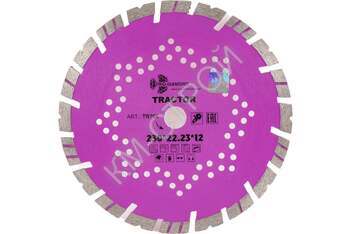 Диск алмазный отрезной Tractor (230х22.2х12 мм) TRIO-DIAMOND TR706 - Крепеж и строительное оборудование