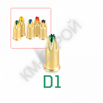 Патроны монтажные F-D1 зеленые 6.8х18 россыпью (100шт/уп) - Крепеж и строительное оборудование