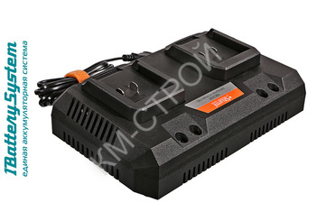 SBC20M зарядное устройство Sturm! 18В,1BatterySystem, 2 x 4,5 А для двух батарей - Крепеж и строительное оборудование