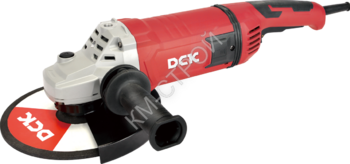 Машина шлифовальная угловая DCK KSM05-230S, 2800Вт, 230мм. пл.пуск, пылезащита, антивибр. - Крепеж и строительное оборудование
