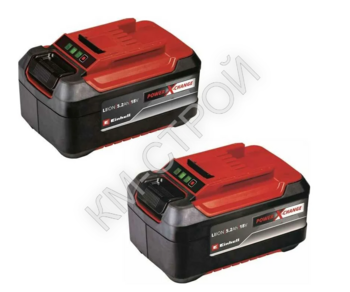 Аккумулятор PXC 18V 5.2Ah PXC-Twinpack 2 шт Einhell - Крепеж и строительное оборудование