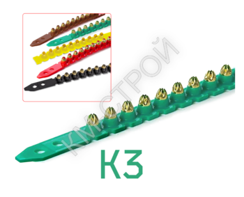 Патроны монтажные F-К3 зеленые 6.8х11 в кассете (100шт/уп) - Крепеж и строительное оборудование