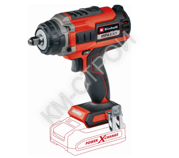 Гайковерт ударный аккумуляторный Einhell PXC Impaxxo 18/450 + 1 акк.4 Ач + ЗУ 3А - Крепеж и строительное оборудование