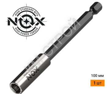 Держатель для бит (100 мм; карта; Е6.3) NOX - Крепеж и строительное оборудование