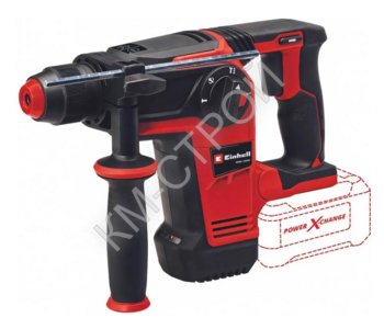 Перфоратор аккумуляторный Einhell PXC TP-HD 18/26 Li BL, 1x18В, SDS+, 2.6Дж, 26мм, 3 режима, кейс, без АКК и ЗУ - Крепеж и строительное оборудование
