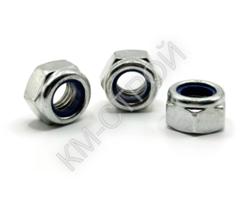 М10 ОЦ.Гайка со стопорным кольцом DIN985 (500) - Крепеж и строительное оборудование