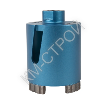 Алмазная коронка Bycon для подрозетников диаметр 68 мм. Боковые прорези - Крепеж и строительное оборудование